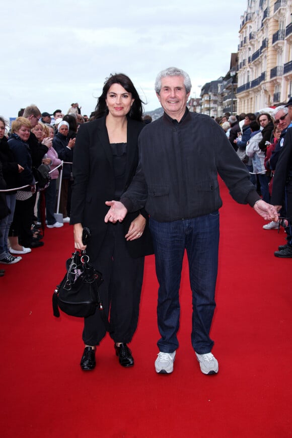 Claude Lelouch et sa compagne Valérie Perrin - Archive - 25ème festival du film de Cabourg le 18 juin 2011.