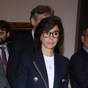 La ministre de la Culture Rachida Dati en visite au Musee d'Orsay pour l'exposition de Harriet Backer à Paris le 23 Septembre 2024© Denis Guignebourg/Bestimage 