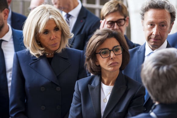 Elle trouve néanmoins le temps de passer de bons moments avec sa fille Zohra (15 ans)
Brigitte Macron, Rachida Dati et Stephane Bern lors de déplacement du Président de république à l'occasion de la 41ème édition des journées européennes du patrimoine à Chartres, visite du trésor de la Cathédrale de Chartres - Chartres le 20 septembre 2024. © Arnaud Hebert / Pool / Bestimage 