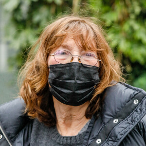 Jane Birkin à la sortie de l'enregistrement de l'émission "Vivement Dimanche" au studio Gabriel à Paris, présentée par Michel Drucker et diffusée le 18 avril 2021, le 26 mars 2021. © Christophe Clovis/Bestimage