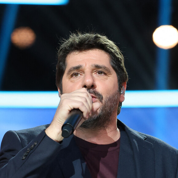 Patrick Fiori - Les personnalités se mobilisent lors de la 37ème édition du Téléthon sur le plateau de France 2, avec pour parrain Vianney. Cette année, 80,6 millions de dons ont été promis. Le 9 décembre 2023. © Coadic Guirec / Bestimage