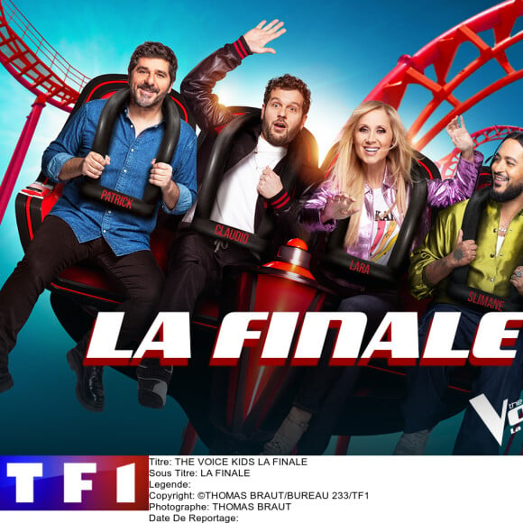 Une finale qui ne pouvait pas être en direct en raison, notamment, de l'absence de Slimane qui était en concert
Finale de "The Voice Kids 2024" sur TF1.