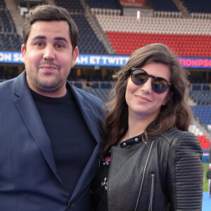 Exclusif - Artus et Sarah Nasrallah - 5ème dîner de gala de la fondation Paris Saint-Germain au parc des Princes à Paris, France, le 15 mai 2018.  © Rachid Bellak/Bestimage