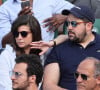 mais avec sa femme Sarah, il finance toute sa tournée.
Artus et Sarah Nasrallah dans les tribunes des internationaux de tennis de Roland Garros à Paris, France, le 3 juin 2018. © Dominique Jacovides - Cyril Moreau/Bestimage