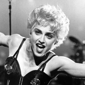 Madonna se produit au Forum de Montréal le 6 juillet 1987. La Presse Canadienne/Christopher Morris /CP/ABACAPRESS.COM