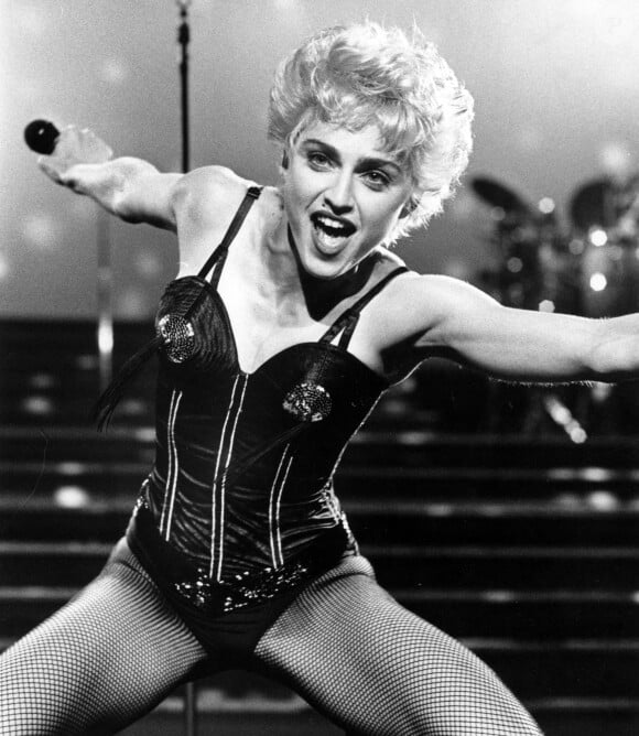 Madonna se produit au Forum de Montréal le 6 juillet 1987. La Presse Canadienne/Christopher Morris /CP/ABACAPRESS.COM