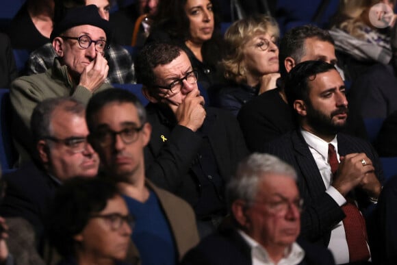 L'acteur Dany Boon lors d'une cérémonie organisée par le Conseil des institutions juives de France (CRIF) en hommage aux victimes des attentats du Hamas du 7 octobre 2023 contre Israël, à l'occasion du premier anniversaire de l'événement, à Paris, le 7 octobre 2024. © Stéphane Lemouton / Bestimage