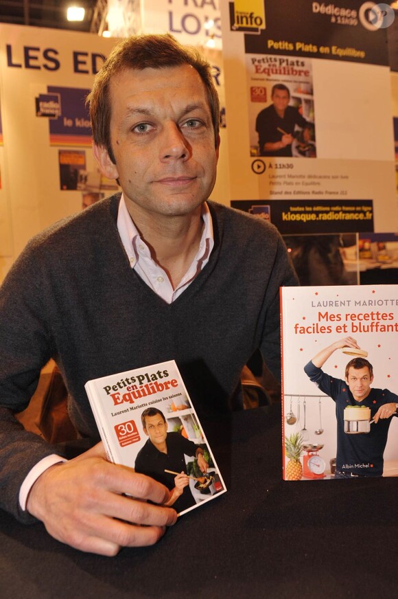 La Salon du Livre 2010 se tient à Paris jusqu'au 31 mars, et accueille de nombreux people-auteurs, dont Laurent Mariotte