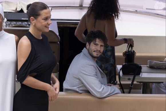 Adèle Exarchopoulos et François Civil - Arrivées au défilé de mode Jacquemus Cruise "La Casa" à la Casa Malaparte à Capri, Italie, le 10 juin 2024. © Borde-Da Silva/Bestimage