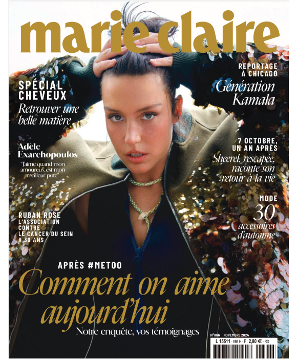 Une de Marie Claire du 9 octobre 2024.