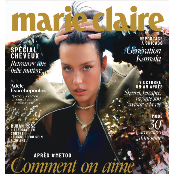 Une de Marie Claire du 9 octobre 2024.