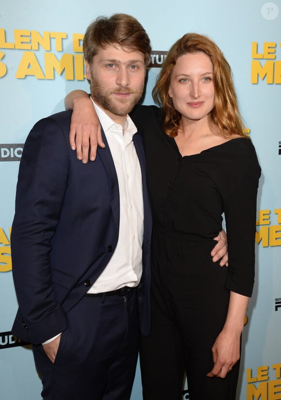 Tom Dingler et Julia Piaton - Avant-première du film "Le talent de mes amis" au théâtre Bobino à Paris le 4 mai 2015.