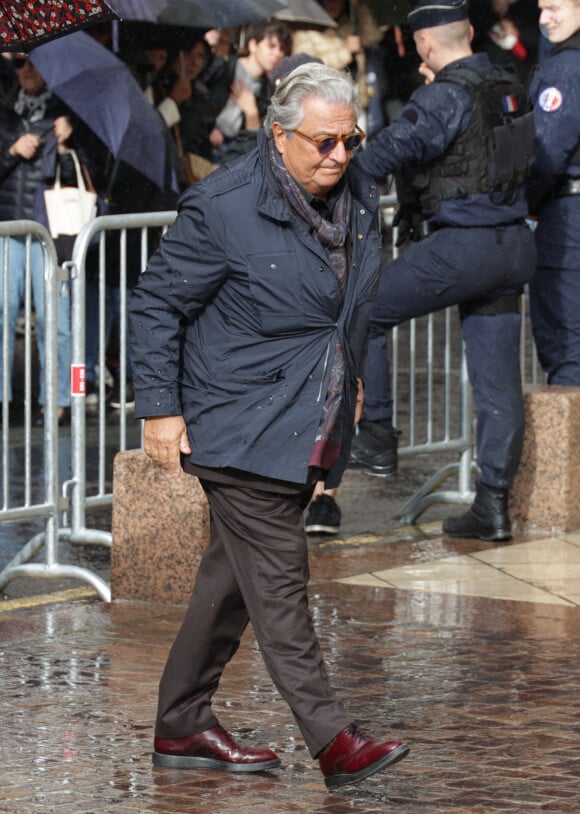 Christian Clavier - Obsèques de Michel Blanc, à Saint-Eustache, le jeudi 10 octobre 2024