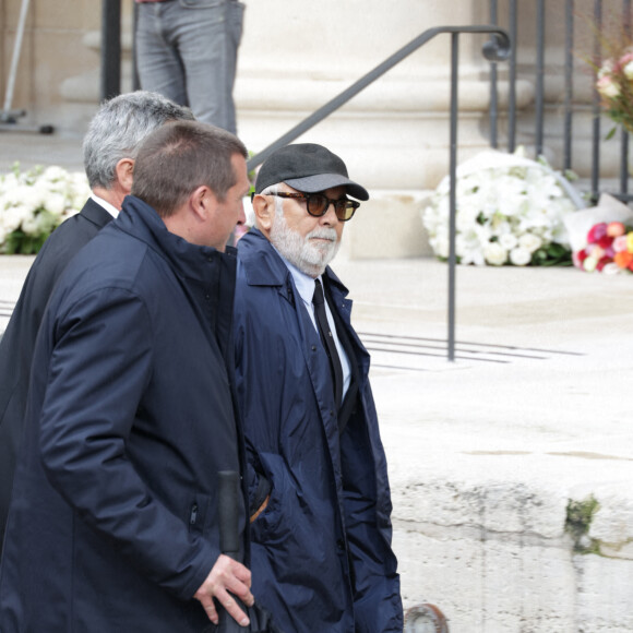 Gerard Jugnot - Obsèques de Michel Blanc, à Saint-Eustache, le jeudi 10 octobre 2024