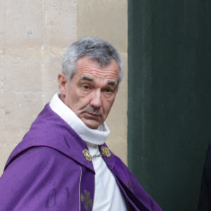 Rachida Dati - Obsèques de Michel Blanc, à Saint-Eustache, le jeudi 10 octobre 2024