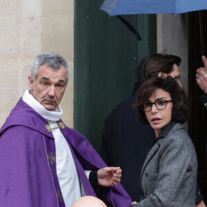 Rachida Dati - Obsèques de Michel Blanc, à Saint-Eustache, le jeudi 10 octobre 2024