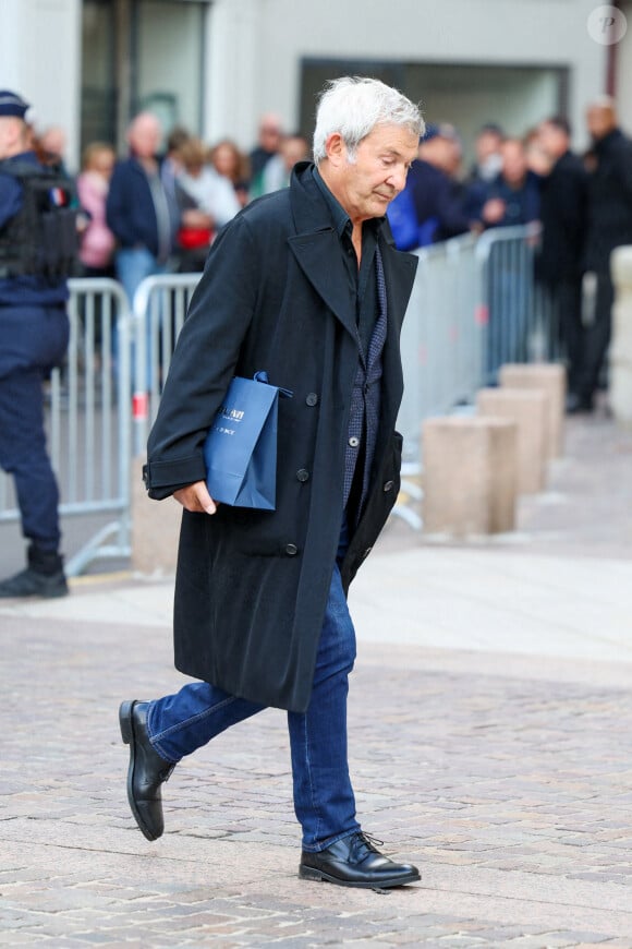 Martin Lamotte - Obsèques de Michel Blanc en l'église Saint-Eustache à Paris, le 10 octobre 2024. © Moreau / Jacovides / Bestimage