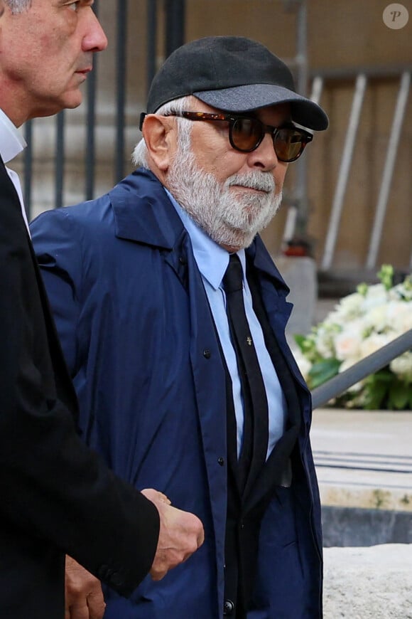 Gérard Jugnot - Obsèques de Michel Blanc en l'église Saint-Eustache à Paris, le 10 octobre 2024. © Moreau / Jacovides / Bestimage