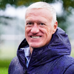 Originaire du Pays-Basque, le sélectionneur des Bleus...L'entraîneur de l'équipe de France Didier DESCHAMPS lors de la séance d'entraînement de l'équipe de France à l'INF Clairefontaine le 7 octobre 2024 à Clairefontaine en Yvelines, France. Photo par Icon Sport/ABACAPRESS.COM