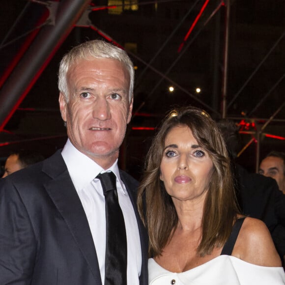 Didier Deschamps et son épouse Claude assistent à la soirée de gala des Sportel 2018 Awards qui s'est tenue au Grimaldi Forum à Monaco le 23 octobre 2018. Photo par Marco Piovanotto/ABACAPRESS.COM