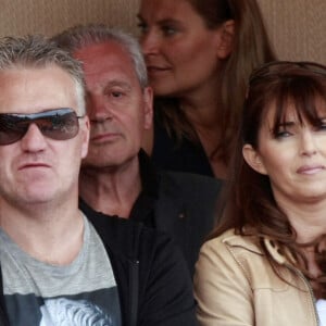 Didier Deschamps et son épouse Claude assistent au tournoi Rolex de Monte-Carlo, à Monaco, le 18 avril 2009. Photo par Marco Piovanotto/ABACAPRESS.COM