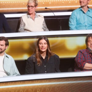 Exclusif - Marc-Antoine Lebret, Camille Cerf, Guy Lecluyse - Enregistrement de l'émission "100% Logique", présentée par C.Féraud et diffusée le 12 octobre sur France 2 © Christophe Clovis / Bestimage 