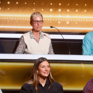 Exclusif - Marc-Antoine Lebret, Camille Cerf, Guy Lecluyse - Enregistrement de l'émission "100% Logique", présentée par C.Féraud et diffusée le 12 octobre sur France 2 © Christophe Clovis / Bestimage 