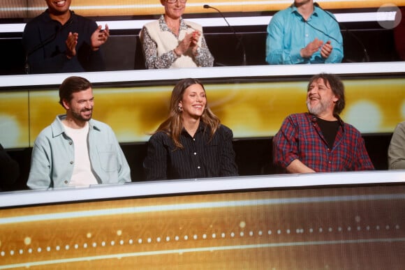 Exclusif - Marc-Antoine Lebret, Camille Cerf, Guy Lecluyse - Enregistrement de l'émission "100% Logique", présentée par C.Féraud et diffusée le 12 octobre sur France 2 © Christophe Clovis / Bestimage 