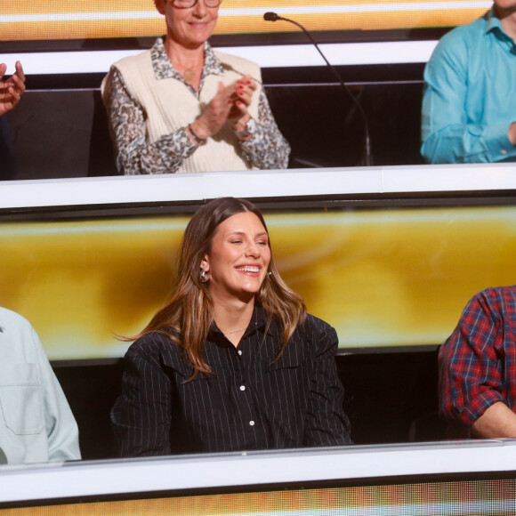 Exclusif - Marc-Antoine Lebret, Camille Cerf, Guy Lecluyse - Enregistrement de l'émission "100% Logique", présentée par C.Féraud et diffusée le 12 octobre sur France 2 © Christophe Clovis / Bestimage 