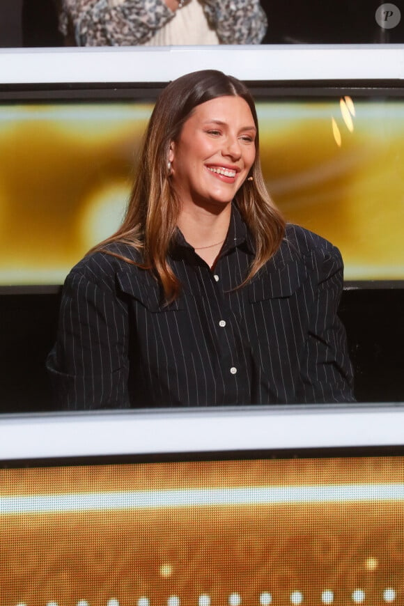 Exclusif - Camille Cerf - Enregistrement de l'émission "100% Logique", présentée par C.Féraud et diffusée le 12 octobre sur France 2 © Christophe Clovis / Bestimage 