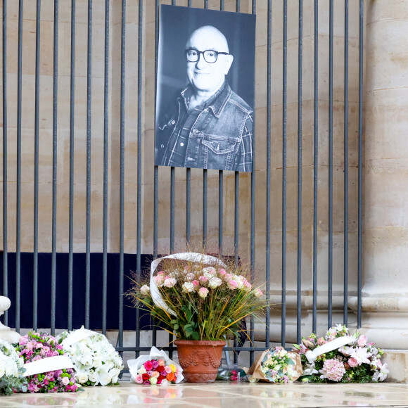 Anonymes et personnalités étaient réunies pour la star du Splendid et des Bronzés
Obsèques de Michel Blanc en l'église Saint-Eustache à Paris, le 10 octobre 2024. © Moreau / Jacovides / Bestimage 