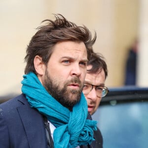 Arthur Jugnot - Obsèques de Michel Blanc en l'église Saint-Eustache à Paris, le 10 octobre 2024. © Moreau / Jacovides / Bestimage 