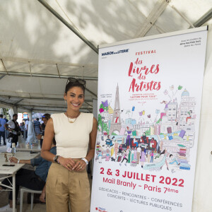 Exclusif - Tatiana Silva - Festival des Livres et des Artistes organisé par l'association "Lecture pour Tous" engagée dans la lutte contre l'illettrisme au Mail Branly à Paris le 2 juillet 2022. © Pierre Perusseau / Jack Tribeca / Bestimage 