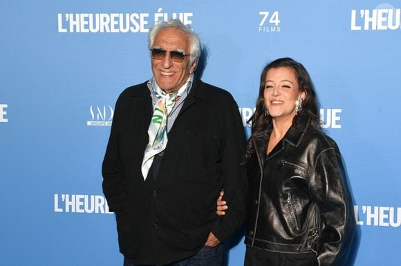 Camille Lellouche, Gerard Darmon assistant à la première de L'Heureuse Elue qui s'est tenue à l'UGC Bercy à Paris, France, le 11 septembre 2024. Photo par Lionel Urman/ABACAPRESS.COM