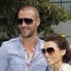Dannii Minogue et son compagnon Kris Smith au grand prix d'Australie le 28 mars 2010