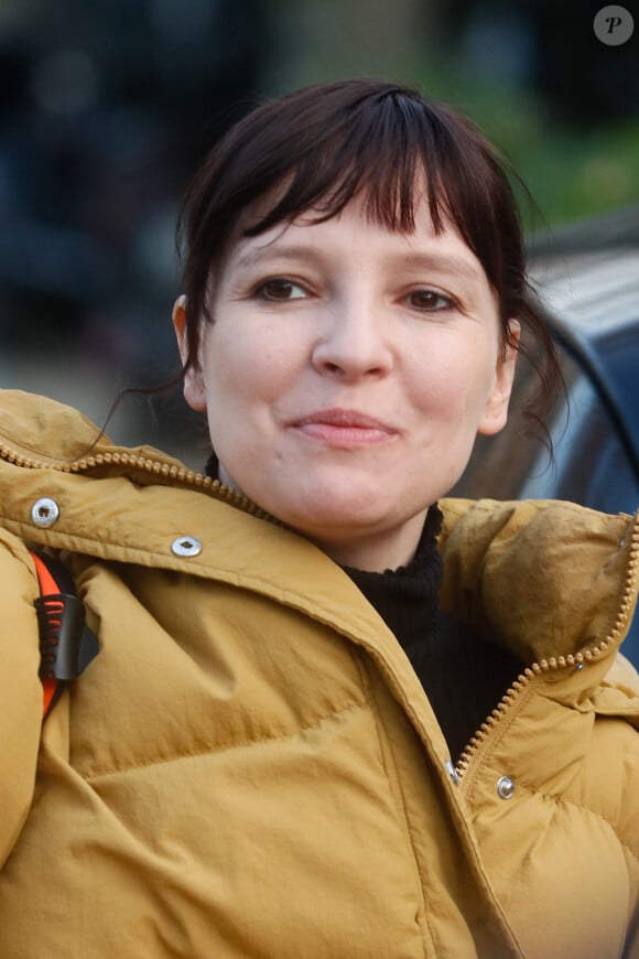 Anne Sila - Arrivées à l'enregistrement de l'émission "Vivement Dimanche" présentée par M. Drucker et qui sera diffusée le 28/01/2024 sur France 3 au Studio Gabriel à Paris, France, le 10 janvier 2024. © Christophe Clovis / Bestimage