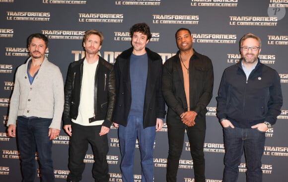 L'avant-première a eu lieu à Paris le dimanche 13 octobre 2024
Philippe Lacheau, Adrien Antoine, Baptiste Marc, Julien Fébreau - Avant-première du film "Transformers : Le Commencement" au cinéma Pathé Palace à Paris le 13 octobre 2024. © Coadic Guirec/Bestimage