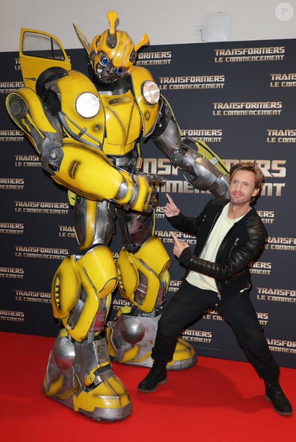 Philippe Lacheau à celui de B-127/Bumblebee
Philippe Lacheau - Avant-première du film "Transformers : Le Commencement" au cinéma Pathé Palace à Paris le 13 octobre 2024. © Coadic Guirec/Bestimage