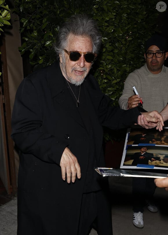 Santa Monica, - Al Pacino fait son départ après un dîner avec des amis au Giorgio Baldi à Santa Monica, Ca Pictured : Al Pacino