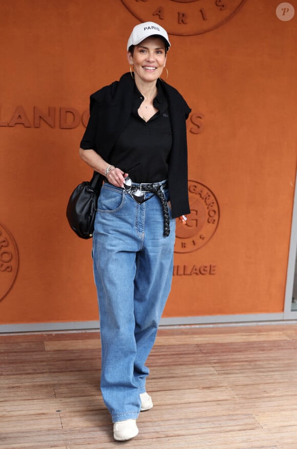 Cristina Cordula - Célébrités au village des Internationaux de France de tennis de Roland Garros 2024 à Paris le 6 juin 2024. © Jacovides / Moreau / Bestimage 