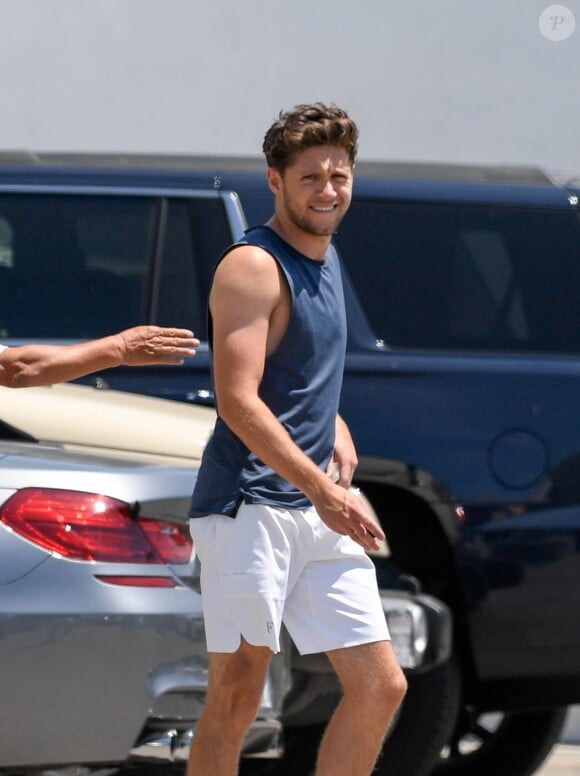 Exclusif - Niall Horan à la sortie de la salle de sport à Los Angeles, le 8 aout 2018.