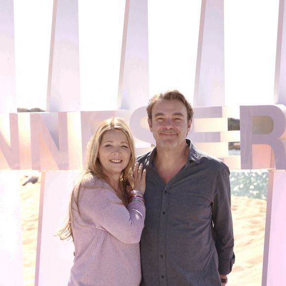 Hélène Rolles, Patrick Puydebat, Les mystères de l'Amour CANNESERIES 2023 Saison 6 à Cannes, samedi 15 avril 2023. 