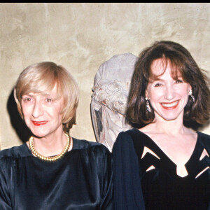 Françoise Sagan et Nathalie Baye