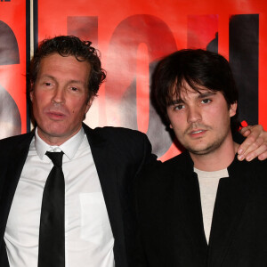 Mikaël Fitoussi, Lola Aubrière, le réalisateur David Lanzmann, Alain-Fabien Delon lors de l'avant-première du film "Jours sauvages" au cinéma Max Linder à Paris le 3 avril 2023. © Veeren / Bestimage