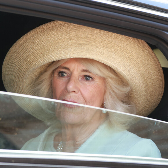 Le roi Charles III d'Angleterre et Camilla Parker Bowles, reine consort d'Angleterre, assistent à une cérémonie à l'église anglicane St. Thomas à Sydney, le 20 octobre 2024. La visite du roi en Australie sera sa première en tant que monarque, et le CHOGM, réunion des chefs de gouvernement du Commonwealth 2024 (21-26 octobre) à Samoa, sera sa première en tant que chef du Commonwealth. 
