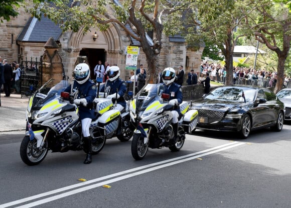 Le roi Charles III d'Angleterre et Camilla Parker Bowles, reine consort d'Angleterre, assistent à la messe du dimanche à North Sydney, Australie, le 20 octobre 2024. 