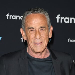 Thierry Ardisson au photocall pour la conférence de presse de rentrée de France TV à la Grande Halle de la Villette à Paris, France, le 11 juillet 2023. © Coadic Guirec/Bestimage 