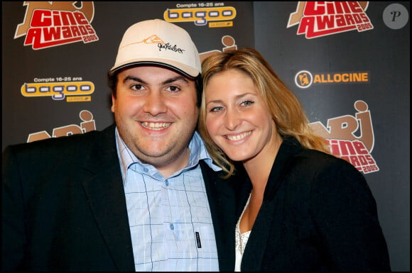 Laurent Ournac et Adeline à la cérémonie des NRJ Ciné Awards au Grand Rex, à Paris