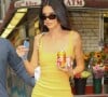 C'est le site de Magic Maman qui nous éclaire sur le menu best of le moins calorique des restaurant McDonald's.
Kendall Jenner est allée acheter un Coca-Cola et du Nutella&Go avant de se rendre à un évènement au Cafe Clover à New York, le 17 juin 2019. Elle porte une robe orange et un sac Prada blanc.