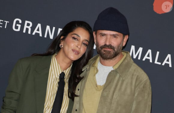 Leïla Bekhti et Alexandre Mattiussi lors de l'avant-première du film "Monsieur Aznavour" au cinéma Le Grand Rex à Paris le 22 octobre 2024. © Coadic Guirec / Bestimage